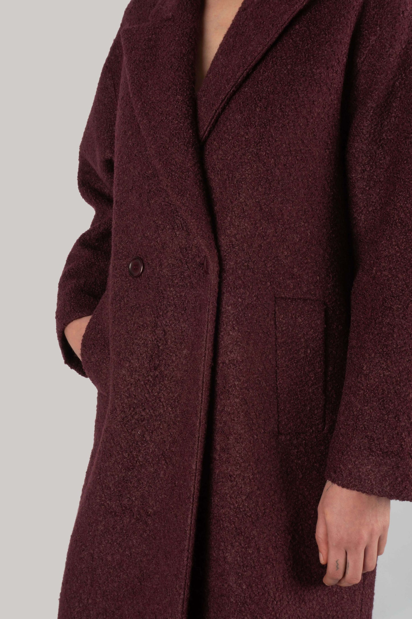 Wool Viscose Coat